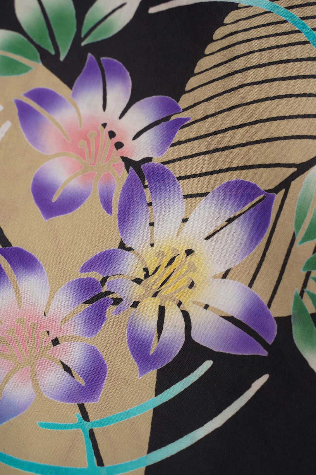 Reversible Bolero Yukata Cotton Jacket Worn in Four-Way