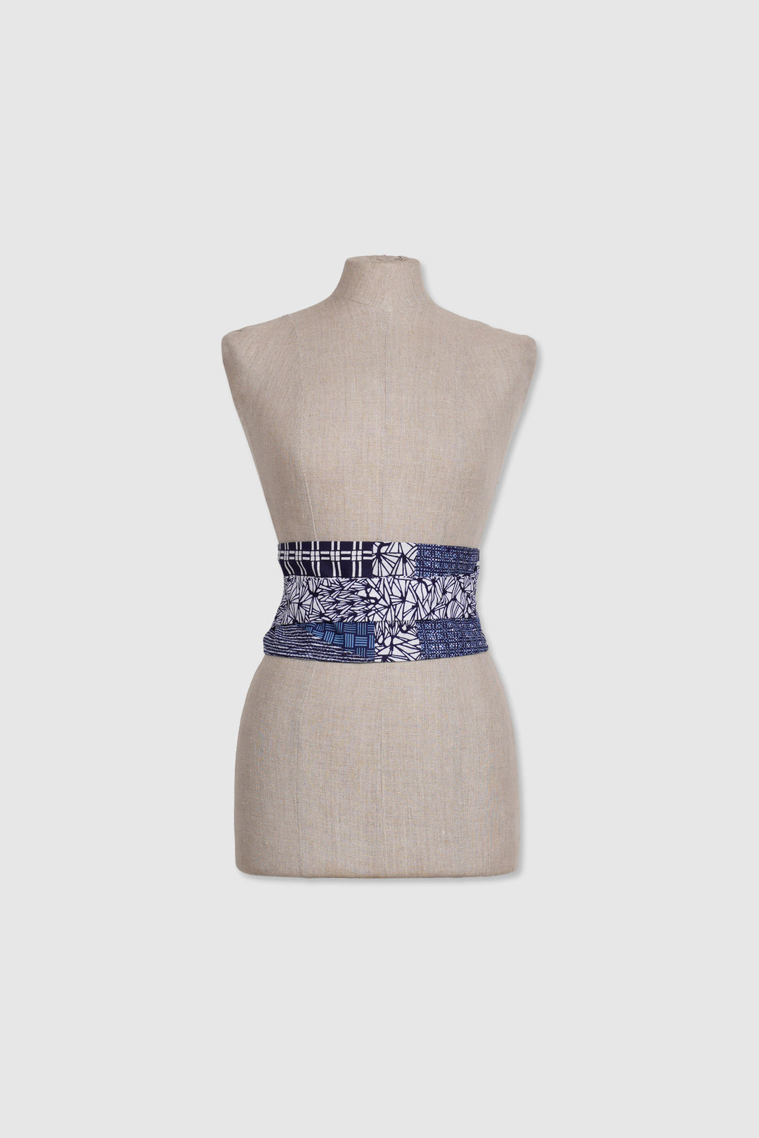 Reversible Tapered Cotton Belt With Multiple Fabrics