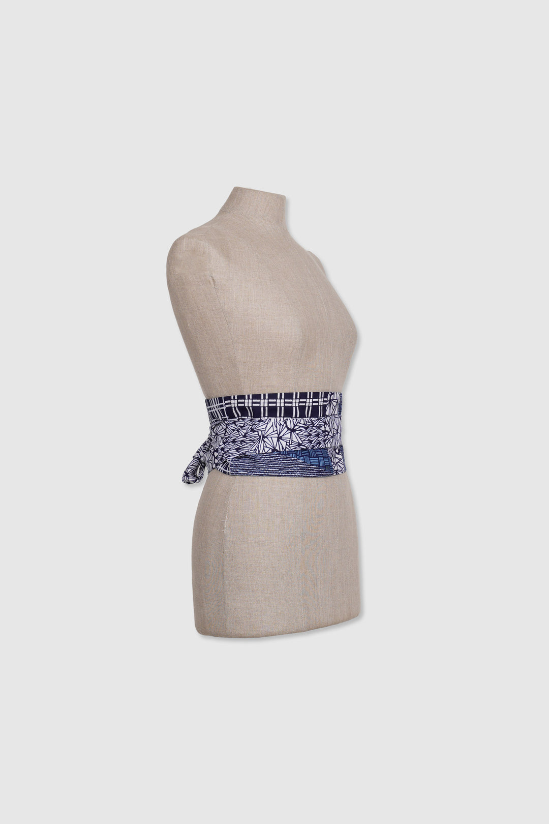 Reversible Tapered Cotton Belt With Multiple Fabrics