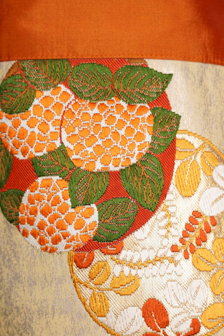Reversible Two-Panel Silk Belt With Designs