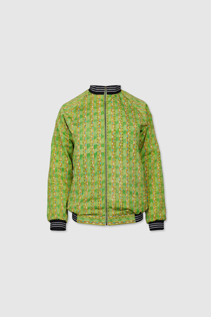 Silk Bomber Jacket