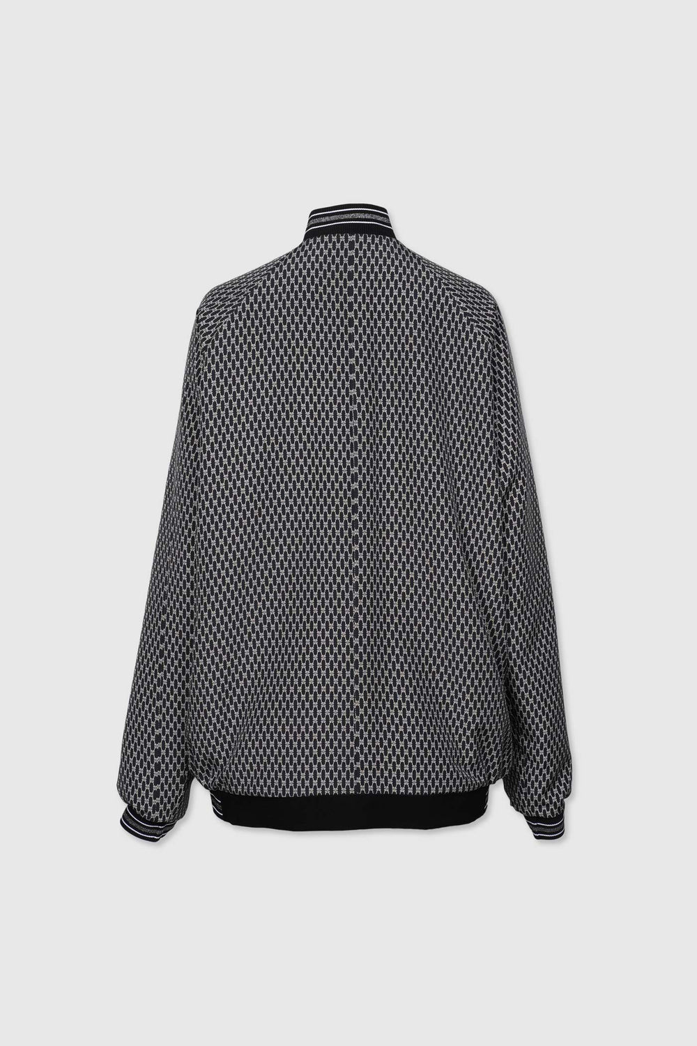 Silk Reversible Bomber Jacket