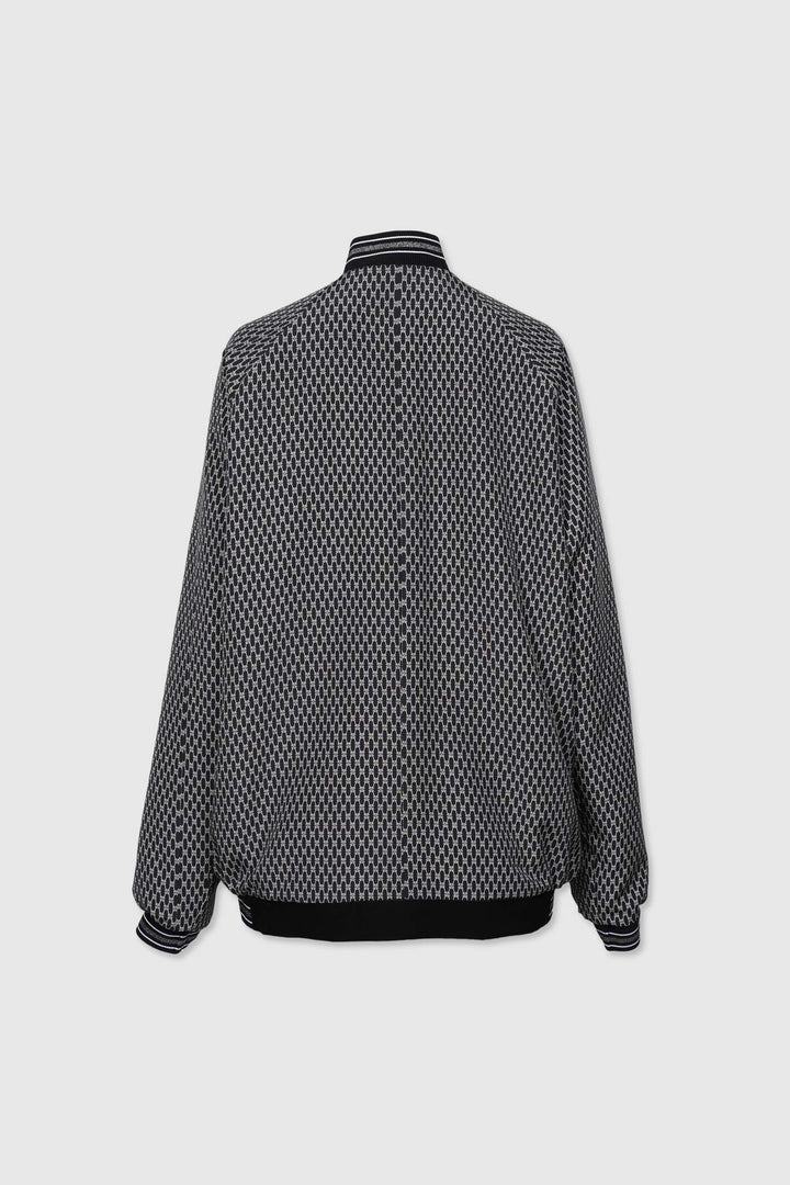 Silk Reversible Bomber Jacket