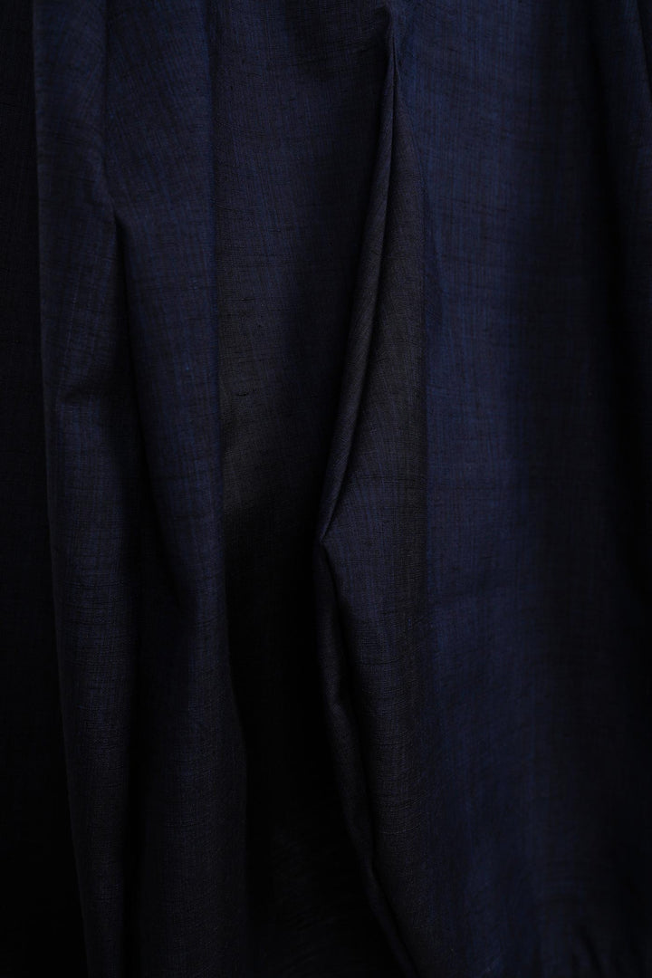 Sleeveless Silk Dress with Pointed Panels